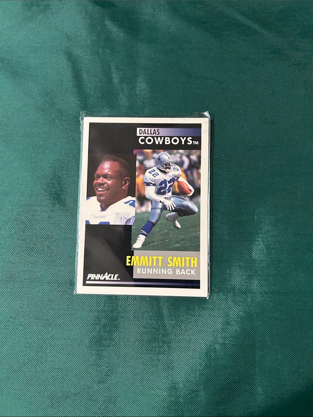 Emmitt Smith Dallas Cowboys Trading Card – White & Blue